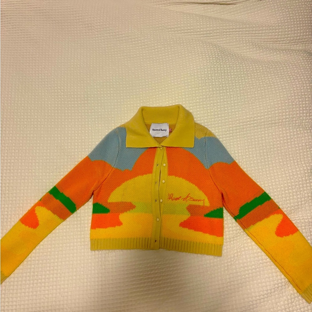 House of Sunny Cream Knit Cardigan
